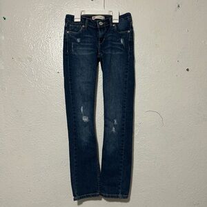 Levi's Dark Blue Straight Leg Women's Jeans